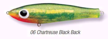 06 Chartreuse Black Black Paul Brown's Fat Boy Suspending Twitchbait Soft Plastic Inshore Lure Jeco's Marine Port O'Connor, Texas