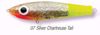 07 Silver Chartreuse Tail Paul Brown's Fat Boy Suspending Twitchbait Soft Plastic Inshore Lure Jeco's Marine Port O'Connor, Texas