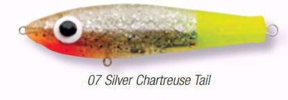 07 Silver Chartreuse Tail Paul Brown's Fat Boy Suspending Twitchbait Soft Plastic Inshore Lure Jeco's Marine Port O'Connor, Texas