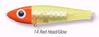 14 Red Head/Glow Paul Brown's Fat Boy Suspending Twitchbait Soft Plastic Inshore Lure Jeco's Marine Port O'Connor, Texas