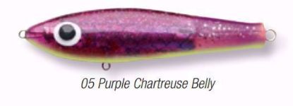 05 Purple Chartreuse Belly Paul Brown's Floating Fat Boy Soft Plastics Inshore Lures Jeco's Marine Port O'Connor, Texas