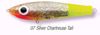 07 Silver Chartreuse Tail Paul Brown's Floating Fat Boy Soft Plastics Inshore Lures Jeco's Marine Port O'Connor, Texas