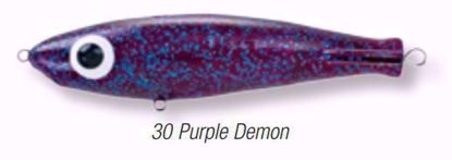 30 Purple Demon Paul Brown's Floating Fat Boy Soft Plastics Inshore Lures Jeco's Marine Port O'Connor, Texas