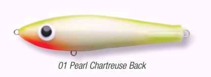 01 Pearl Chartreuse Black Paul Brown's Soft Dine XL Suspending Twitchbait Soft Plastics Inshore Lures Jeco's Marine Port O'Connor, Texas