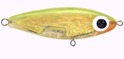 117 Chartreuse Back/Chartreuse Crinkle Clear Belly/Orange Throat Paul Brown's Soft Dine XL Suspending Twitchbait Soft Plastics Inshore Lures Jeco's Marine Port O'Connor, Texas