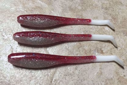 Howell's Strawberry Wine Down South Southern Shad Soft Plastics Inshore Lures Jeco's Marine Port O'Connor, Texas