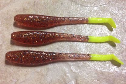 Spicy Pumpkin Seed Spicy Pumpkin Seed Down South Southern Shad Soft Plastics Inshore Lures Jeco's Marine Port O'Connor, Texas