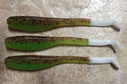 Key Lime Key Lime Down South Southern Shad Soft Plastics Inshore Lures Jeco's Marine Port O'Connor, Texas