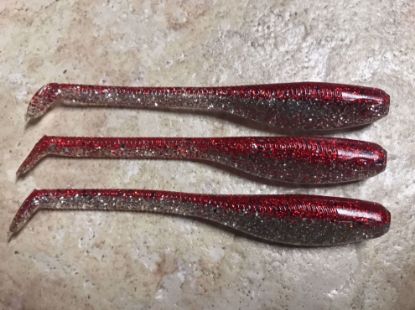 Red Flash Red Flash Down South Southern Shad Soft Plastics Inshore Lures Jeco's Marine Port O'Connor, Texas