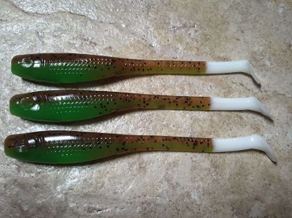Key Lime Key Lime Down South Southern Shad Super Model Soft Plastics Inshore Lures Jeco's Marine Port O'Connor, Texas