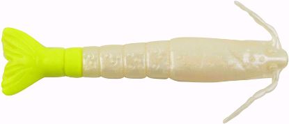 Pearl White Chartreuse Berkley Gulp! Shrimp 3in 8cm Jeco's Marine Port O'Connor, Texas