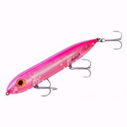 Pink Silver Insert Heddon Super Spook 5" Jeco's Marine Port O'Connor, Texas