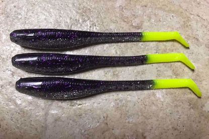 Purple Reign Purple Reign Down South Southern Shad Soft Plastics Inshore Lures Jeco's Marine Port O'Connor, Texas