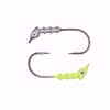 Chartreuse Knotty Hooker Flat Eye Push On (4/0) (3/16oz) Knotty Hooker Jig Head Jeco's Marine Port O'Connor, Texas