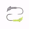 Chartreuse Knotty Hooker Flat Eye Push On (4/0) (1/4oz) Knotty Hooker Jig Head Jeco's Marine Port O'Connor, Texas