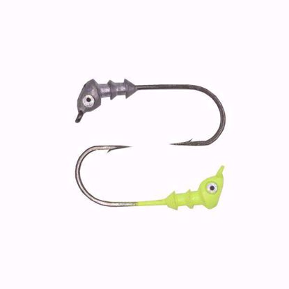 Silver Knotty Hooker Flat Eye Push On (3/0) (1/16oz) Knotty Hooker Jig Head Jeco's Marine Port O'Connor, Texas