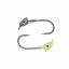 Chartreuse Knotty Hooker Flat Eye Screw Lock Jig Heads Knotty Hooker Jig Heads Jeco's Marine Port O'Connor, Texas