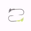 Chartreuse Knotty Hooker Flat Eye Screw Lock (3/0) (1/16oz) Jeco's Marine Port O'Connor, Texas