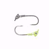 Chartreuse Knotty Hooker Flat Eye Screw Lock (2/0) (1/8oz) Jeco's Marine Port O'Connor, Texas