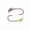 Chartreuse Knotty Hooker Flat Eye Screw Lock (3/0) (1/16oz) Jeco's Marine Port O'Connor, Texas
