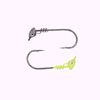 Silver Knotty Hooker Flat Eye Screw Lock  (1/0) (1/16oz) Jeco's Marine Port O'Connor, Texas