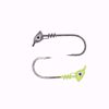 Silver Knotty Hooker Flat Eye Screw Lock (2/0) (1/8oz) Jeco's Marine Port O'Connor, Texas