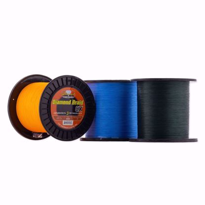 Diamond Generation 3 8X Solid Core Braid Blue ­65LB-3000YD Diamond Fishing Products Jeco's Marine Port O'Connor, Texas