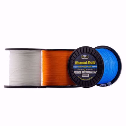 Hollow Core Braid Orange­ 150LB-3000YD Diamond Fishing Products Jeco's Marine Port O'Connor, Texas