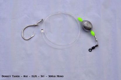 Salty Hook Single Drop Donkey Tamer Premade Leaders Jeco's Marine Port O'Connor, Texas