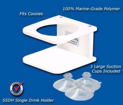 Deep Blue Polymer Drink Holder Jeco's Marine Port O'Connor, Texas