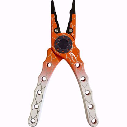 Danco 7" Aluminum Fish Species Pliers - Orange/Dark Grey Jeco's Marine Port O'Connor, Texas