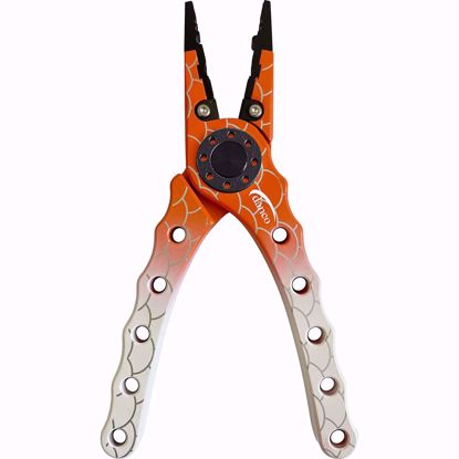 Danco 7" Aluminum Fish Species Pliers - Orange/Dark Grey Jeco's Marine Port O'Connor, Texas