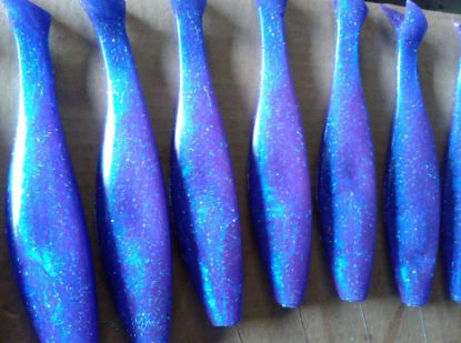 Fish Down Sea Dredge Shad Blurple Jeco's Marine Port O'Connor, Texas