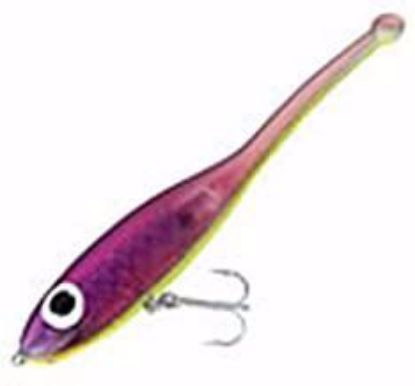05 Purple Chartreuse Belly Paul Brown's Devil Suspending Twitchbait Soft Plastic Inshore Lure Jeco's Marine Port O'Connor, Texas