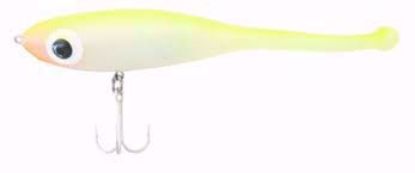 01 Pearl Chartreuse Black Paul Brown's Devil Suspending TwitchbaitSoft Plastic Inshore Lure Jeco's Marine Port O'Connor, Texas