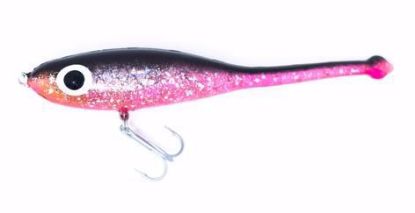 	11 Black Back/Silv Glit/Pink Belly Paul Brown's Devil Suspending Twitchbait Soft Plastic Inshore Lure Jeco's Marine Port O'Connor, Texas