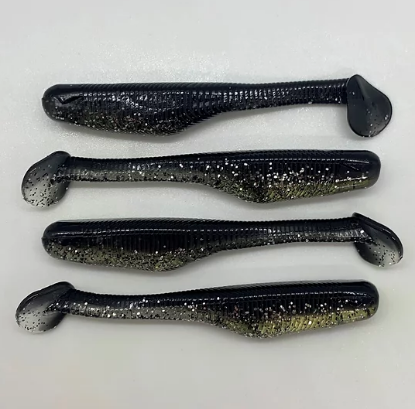 Platinum Roach Down South Burner Shad Soft Plastics Inshore Lures Jeco's Marine Port O'Connor, Texas