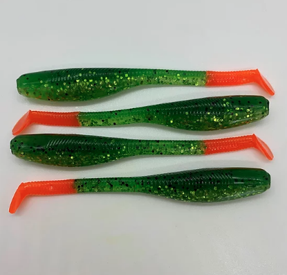Fire Tiger Fire Tiger Down South Southern Shad Soft Plastics Inshore Lures Jeco's Marine Port O'Connor, Texas