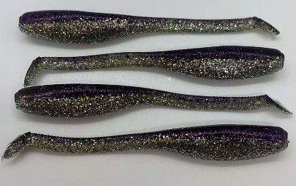 Purp-a-Trator Purp-a-Trator Down South Southern Shad Soft Plastics Inshore Lures Jeco's Marine Port O'Connor, Texa