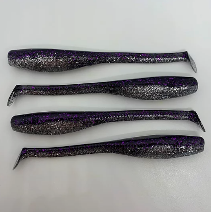 Pure Purple Reign Down South Southern Shad Super Model Soft Plastics Inshore Lures Jeco's Marine Port O'Connor, Texas