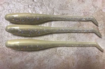 Bone Diamond Down South Southern Shad Super Model Soft Plastics Inshore Lures Jeco's Marine Port O'Connor, Texas