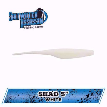 Saltwater Shad 5" Soft Plastics Inshore Lures Jeco's Marine Port O'Connor Texas