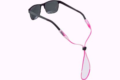 Pink/White CablZ - Silicone Adjustable Retainers