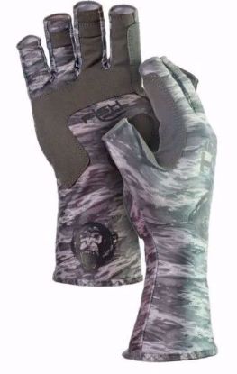 Grey Water Camo Fish Monkey Half Finger Glove GreY Water Camo Jeco's Marine Port O'Connor, Texas