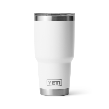 White Yeti Rambler 30oz. Tumbler