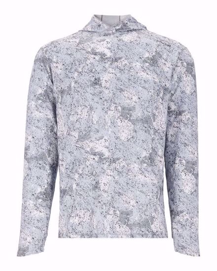 SIMMS M's Solarflex Hoody - Back Eddy White