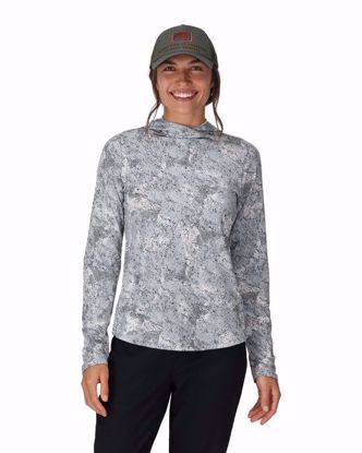 Simms - Women's Solarflex Hoody - Back Eddy White 