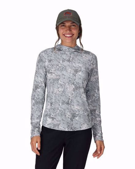 Simms - Women's Solarflex Hoody - Back Eddy White 