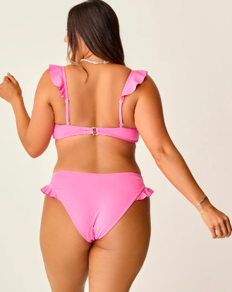 Carve Design - Bev Ruffle Bottom - HotPink