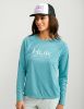 HUK - Women's Pursuit Performance Crew Shirt: Algiers Blue